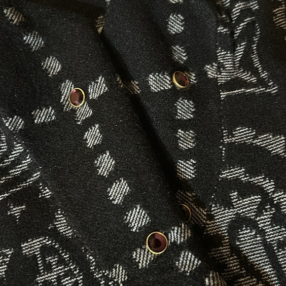 Desigual Memphis Cardigan NWT Size Medium Jeweled sleeves - Picture 4 of 6